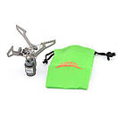 Туристичний газовий пальник титановий BRS-3000T для туризму походу кемпінгу туристична плита з титану 2700 Вт 25 грам, фото 9