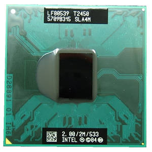 Процесор для ноутбука P Intel Core Duo T2450 2x2.0Ghz 2Mb Cache 533Mhz Bus б/в