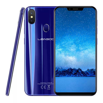 Смартфон Leago S9 Blue 4/32Gb 8ядер And 8.1 + чохол, фото 1