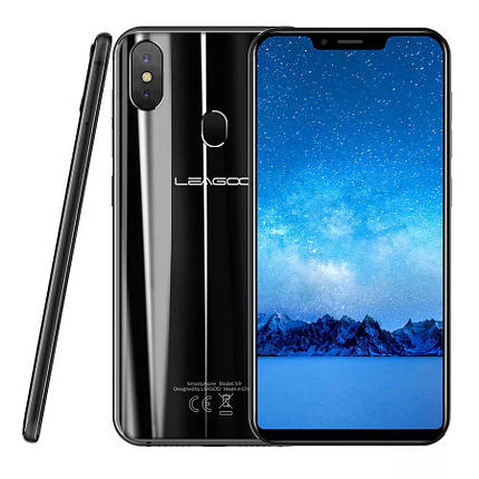 Смартфон Leago S9 Black 4/32Gb 8ядер And 8.1 + чохол, фото 1