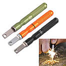 Кресало туристичне для розпалювання багаття у металевому корпусі, фото 7