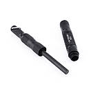 Кресало туристичне для розпалювання багаття у металевому корпусі чорний, фото 4