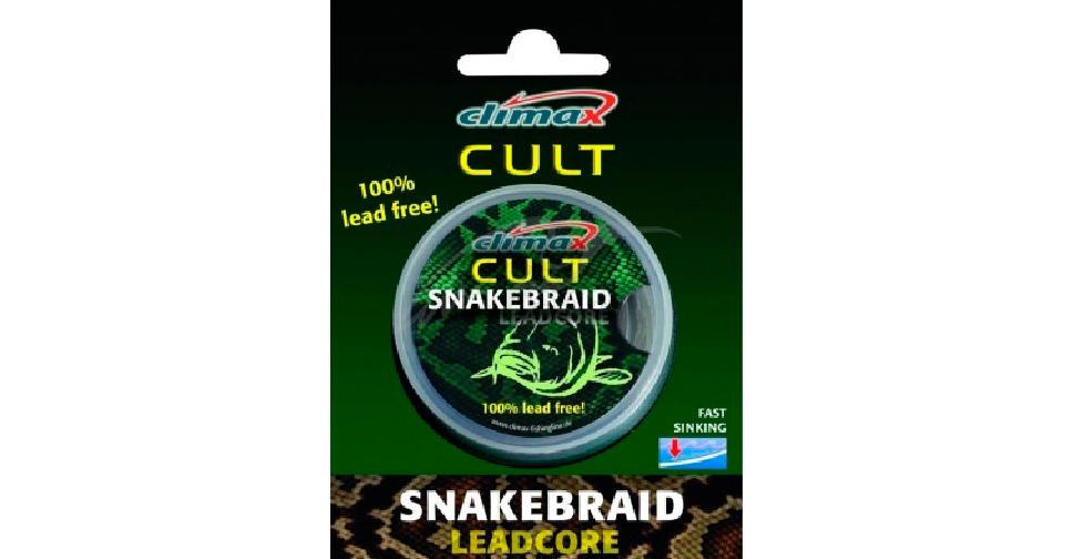 Ледкор без свинцю Climax CULT Snake Braid 40lb 10m weed
