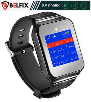НОВИНКА Пейджер-Годинник для Офіціантів і Персоналу BELFIX-P09BK, фото 2