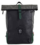 Рюкзак міський Roll-top T-77 Blue anthracite 557430 Yes, фото 4