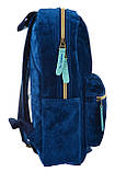 Рюкзак YES молодіжний для дівчини Velour Marble Tuna, фото 4
