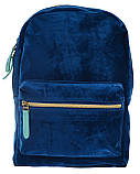 Рюкзак YES молодіжний для дівчини Velour Marble Tuna, фото 3