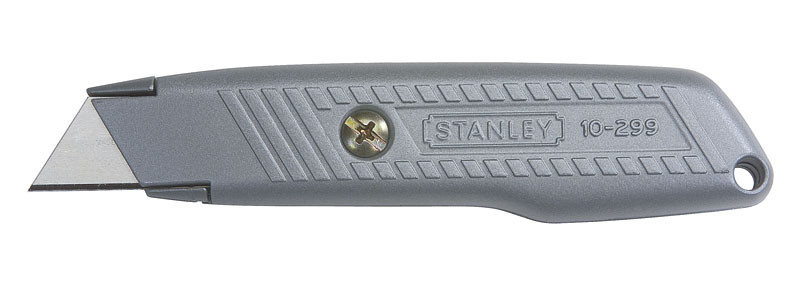 Ніж трапеція 19мм 140мм фіксоване лезо STANLEY 0-10-299
