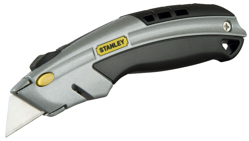 Ніж трапеція 19мм 180мм висувне лезо STANLEY 0-10-788