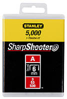 Скобы 4мм (1000шт) тип А (53) STANLEY 1-TRA202T