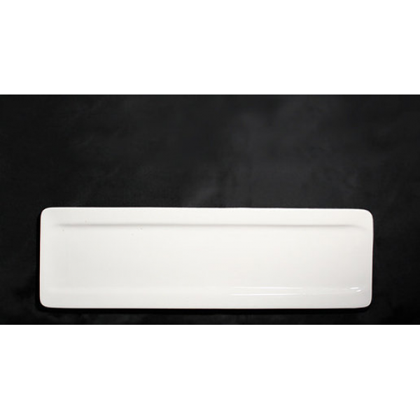 Тарілка Helios Extra White вузька прямокутна порцеляновий 14.5" 110 мм х 370 мм (0165), фото 1