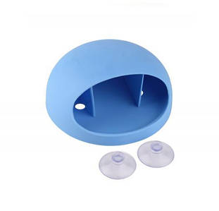 Настінний утримувач для зубних щіток, блакитний