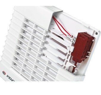 Бытовой вентилятор с авто-жалюзи Вентс 100 МА - фото 3 - id-p107121645