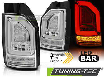 Діодні Led-ліхтарі тюнінг оптика VW T6 ляда (білі)