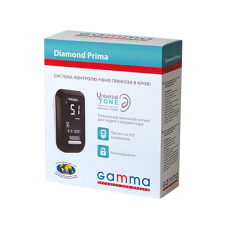 Глюкометр GAMMA PRIMA — Стартовий набір