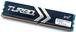Игровая оперативная память PQI Turbo DDR2 2Gb 533MHz PC2 4200U CL3 2R8 (PQI24200-4GDB) Б/У