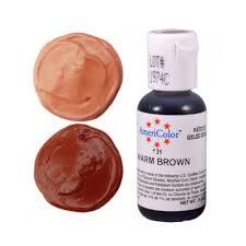 Барвник гелевий Америколор (Americolor) Теплий коричневий (Warm Brown), 21г, фото 1
