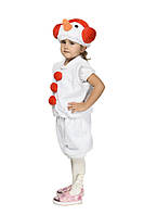 Карнавальный костюм красного Снеговика