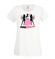 Женская футболка для девичника с принтом "Охрана невесты" Push IT