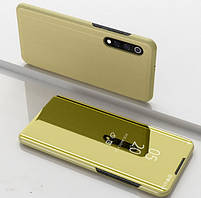 Чохол-книжка Mirror для Samsung A70 2019 / A705F Дзеркальний Золотий