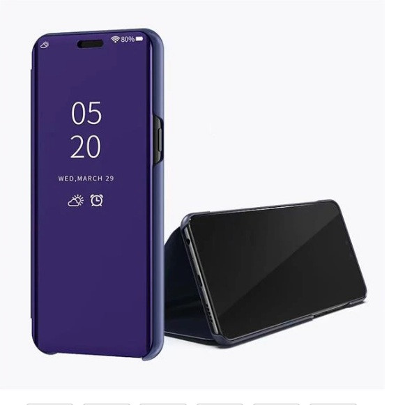 Чохол-книжка Mirror для Xiaomi Redmi 10C Дзеркальна Фіолетовий