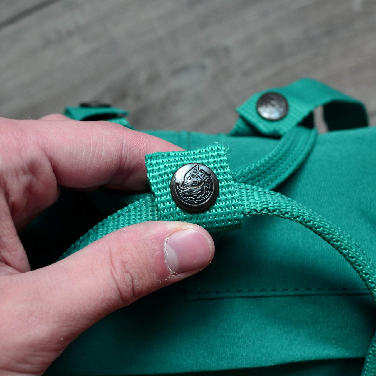 Рюкзак женский Fjallraven Kanken classic bag "Ocean Green". Живое фото. Premium (топ ААА+) - фото 4 - id-p1010495520