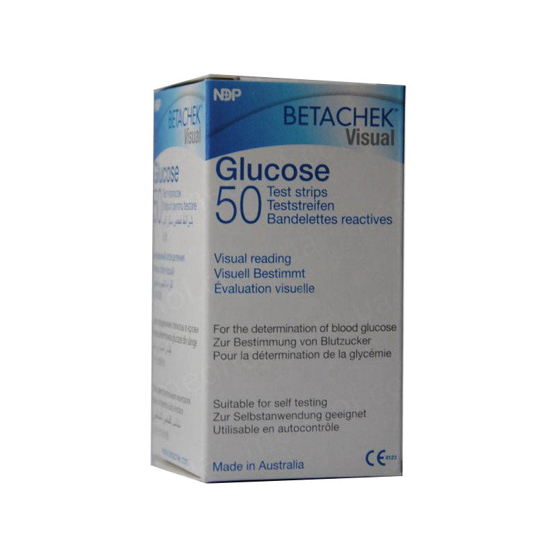 Тест смужки бетачок (betachek) 50 шт. на глюкозу в крові, Австралія