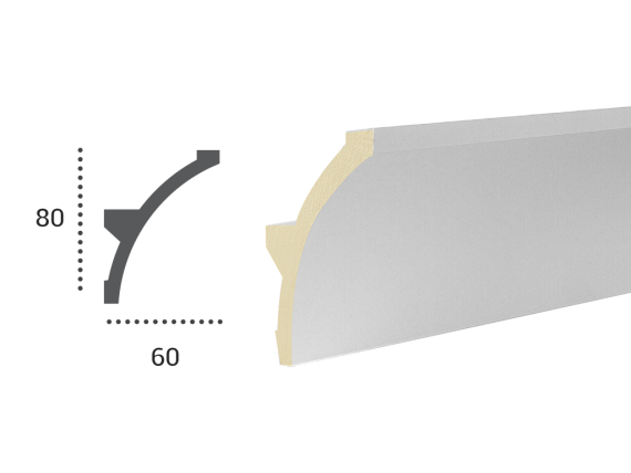 LED профілі Tesori KF 702 ,ліпний декор з поліуретану.