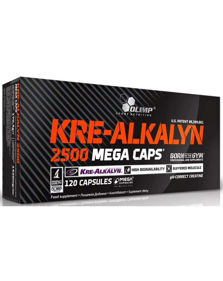 Креатин - Olimp Kre - Alkalyn 2500 / 120 caps