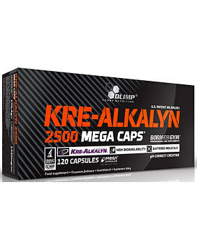 Креатин - Olimp Kre - Alkalyn 2500 / 120 caps