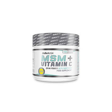 MSM + Vitamin C (150 g, lemon) BioTech