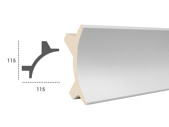 LED профілі Tesori KF 706 ,ліпний декор з поліуретану.