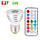 Лампа светодиодная GOXI E27-5W, 16 цветов, E27, 5 Вт + пульт ДУ, фото 2