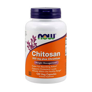 Chitosan 500 mg plus Chromium (120 veg caps) NOW