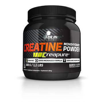 Creatine Monohydrate powder Creapure (1 kg, unflavored) OLIMP