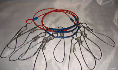 Кукан металевий на тросу 10 місць