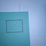 Зошит в лінію біла папір 12 аркушів, Офсет, фото 3