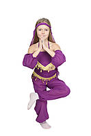 Карнавальный костюм Восточной красавицы фиолетовый Рост 118-124 см