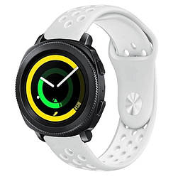Спортивний ремінець Primo Perfor Sport для годинника Samsung Sport Gear SM-R600 - Grey&White