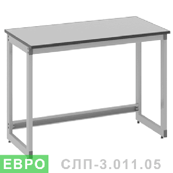 Стіл лабораторний пристінний посилений СЛП-3.011.05