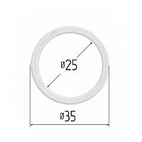 Протекторное термокольцо для натяжных потолков - диаметр 25 мм (наружный 35мм)