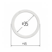 Протекторное термокольцо для натяжных потолков - диаметр 35 мм (наружный 45мм)