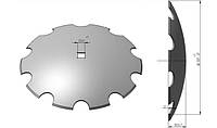 Диск бороны ДМТ-4 ромашка (Велес) борированная сталь