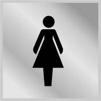 Табличка "туалет женский"