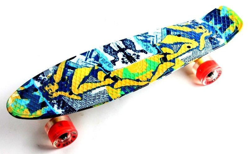 Penny Board "Fish" Camel. Блискучі колеса.