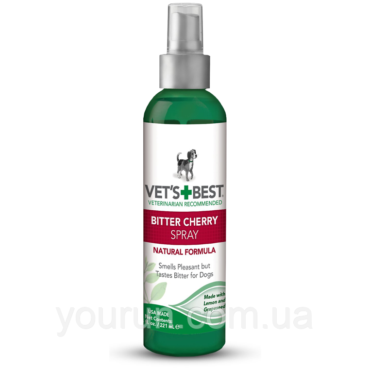 VET'S BEST Bitter Cherry Spray Спрей-антигризин Гірка Вишня , 221 мл