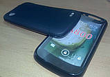 Захисний гелевий бампер накладка для Lenovo A800, чорний колір, фото 3