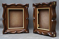 Кіоти фігурні, з дереянными рамами і різьбленими штапиками., фото 9