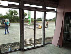 Автоматические двери Cuppon, АЗС Днепронефть 24.07.2019 (г. Запорожье) 2