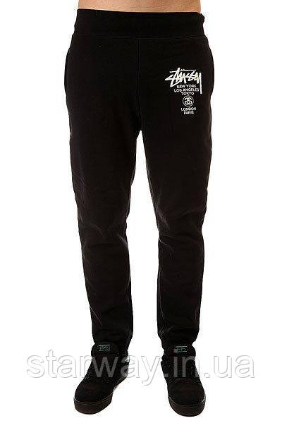 Спортивні трикотажні штани stussy | london paris logo